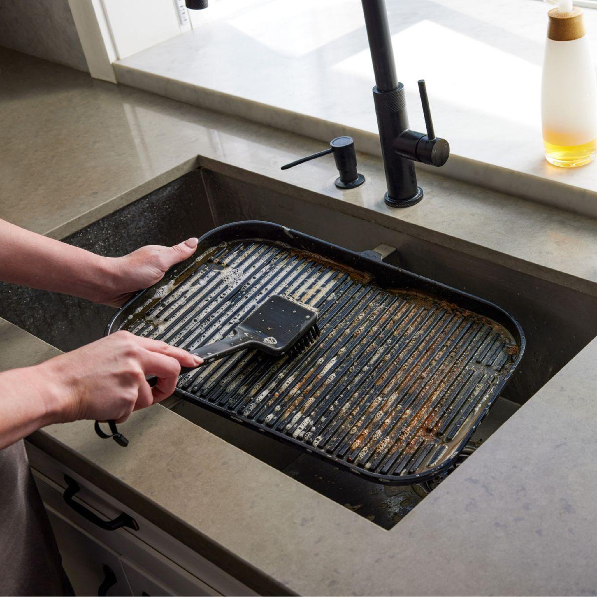 Voir la diapositive 2 : NINJA Ustensile barbecue de nettoyage