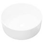 Voir la diapositive 2 : VIDAXL Lavabo ronde Ceramique Blanc 40 x 15 cm