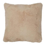 Paris Prix Coussin Imitation Fourrure  Cutie  45x45cm Beige