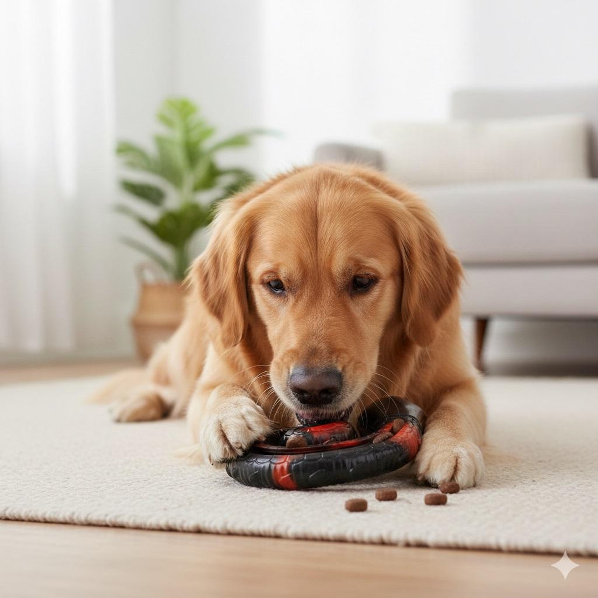 Voir la diapositive 4 : Eden Jouet interactif pour chien a remplir sneaky