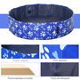 Voir la diapositive 6 : PAWHUT Piscine pour chien bassin PVC pliable anti-glissant facile à nettoyer Ø 1,4 m hauteur 30 cm motifs os pattes bleu