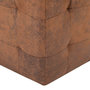 Voir la diapositive 5 : VIDAXL Tables de chevet 2 pcs Marron 30x30x30 cm Similicuir daim