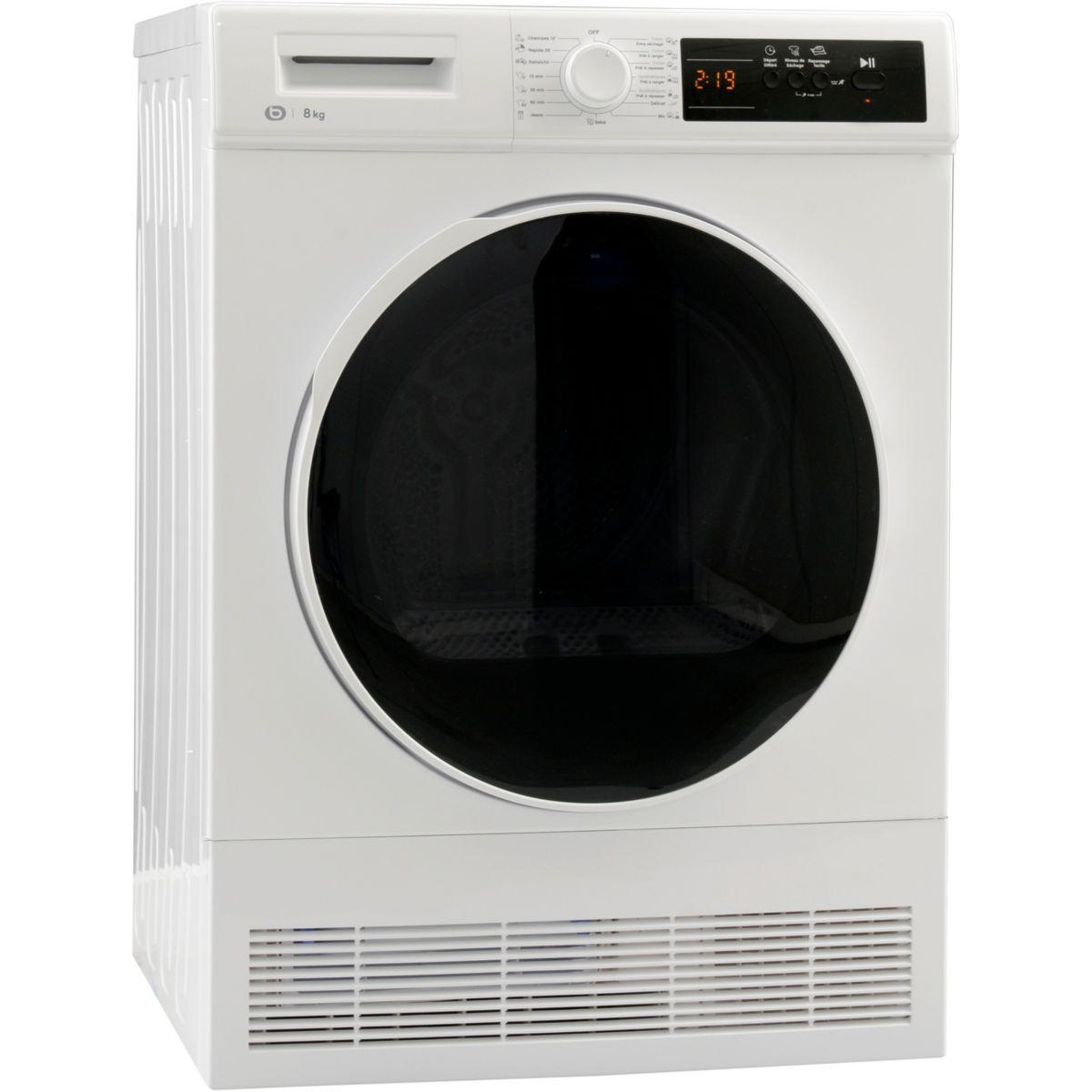 Voir la diapositive 4 : ESSENTIEL B Sèche linge à condensation ESLC8-6b