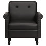 Voir la diapositive 2 : VIDAXL Chaise cabriolet noir cuir veritable