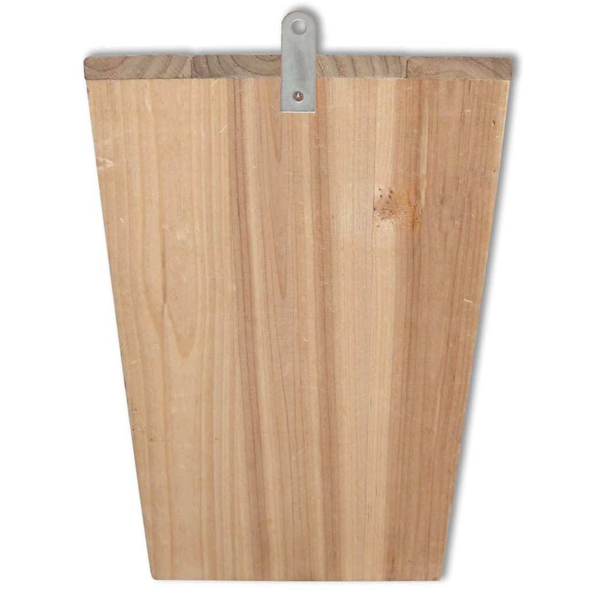Voir la diapositive 5 : VIDAXL Maison pou chauve-souris 22 x 12 x 34 cm ensemble de 2