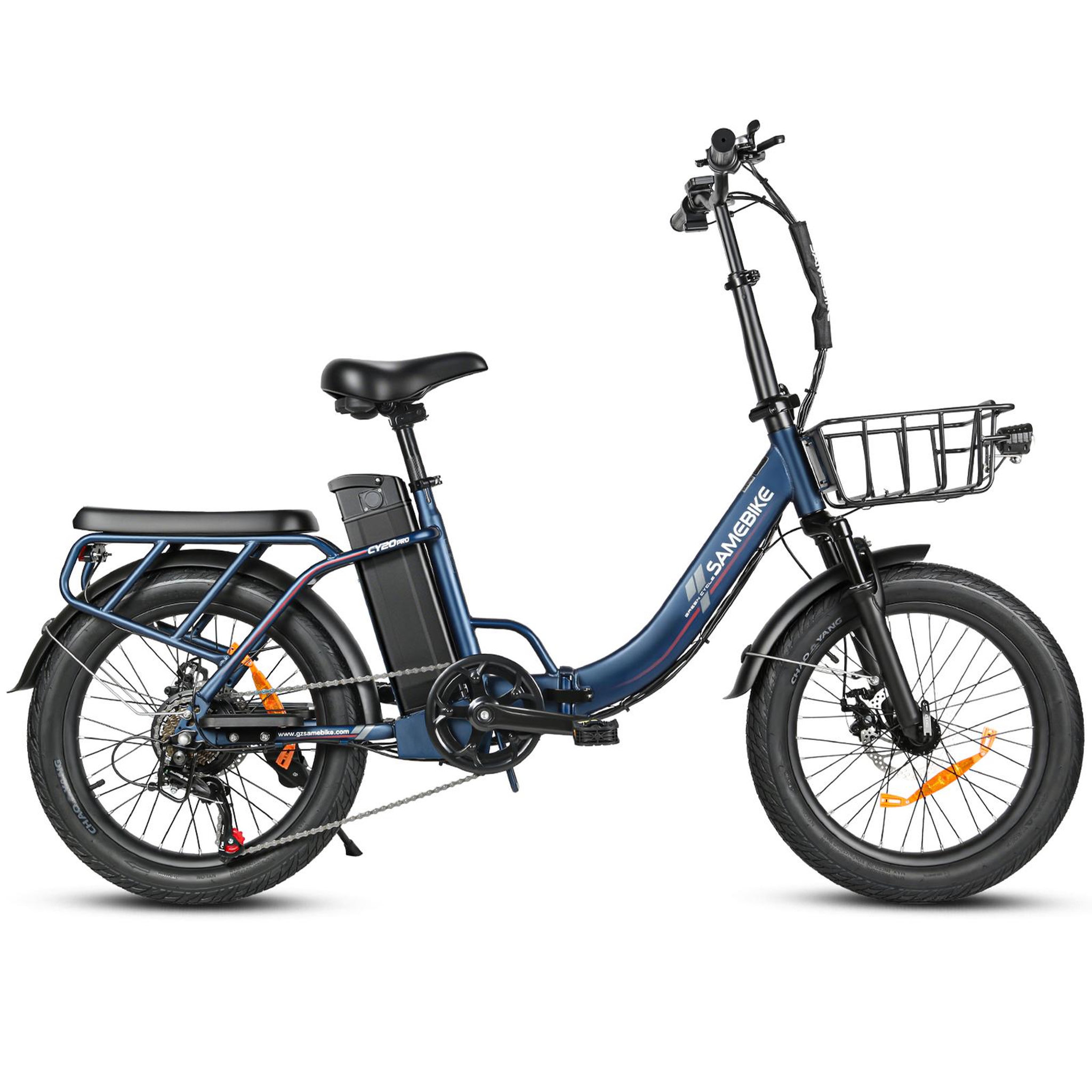 Voir la diapositive 3 : SAMEBIKE Vélo électrique pliant SAMEBIKE CY20 Pro
