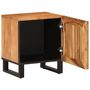 Voir la diapositive 2 : VIDAXL Table de chevet 40x34x46 cm bois d'acacia massif