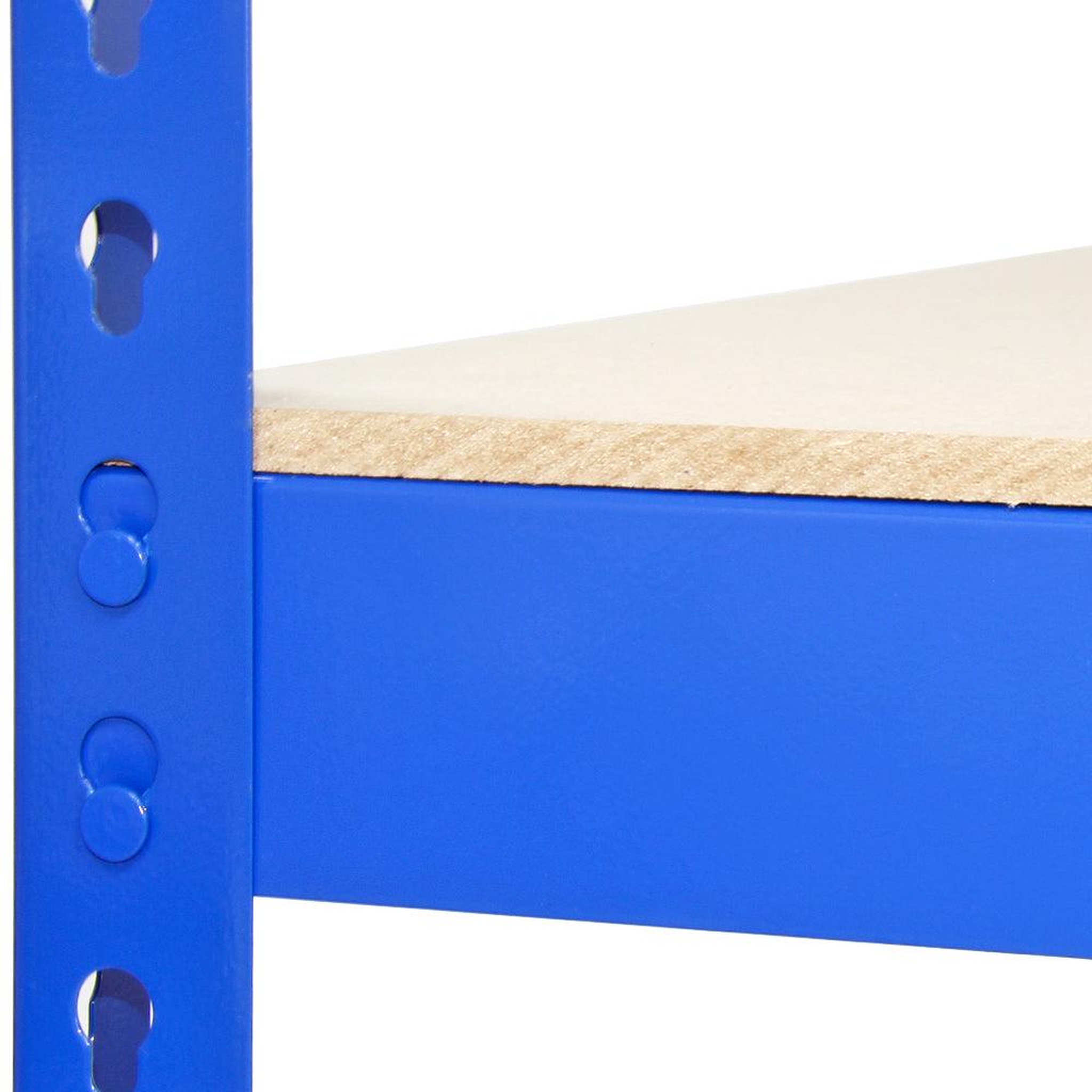 Voir la diapositive 3 : MONSTER RACKING 10 rayonnages t-rax en acier bleu 120cm x 45cm x 180cm