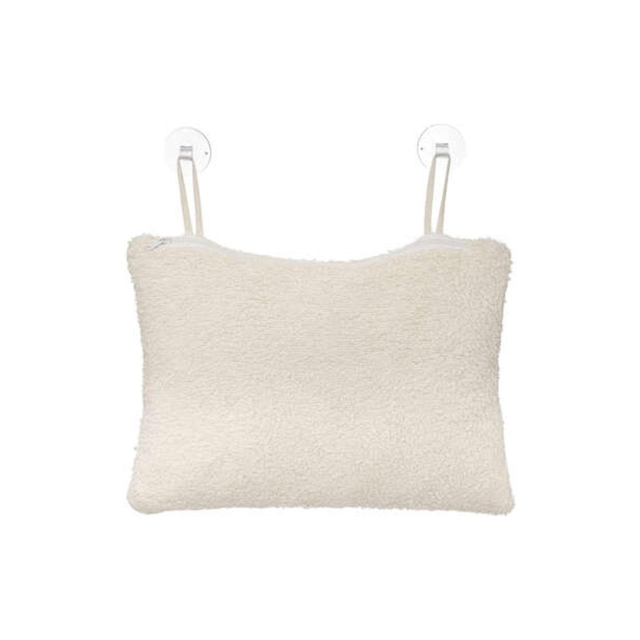 FIVE Oreiller de bain 2 ventouses  textile  33cm beige