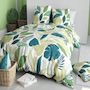 Voir la diapositive 2 : ATELIER DU COTON Parure Housse De Couette 100% Coton 57fils Tropicalia
