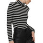 Voir la diapositive 1 : Vero Moda Top à rayures Gris/Noir Femme Vero Moda Carla