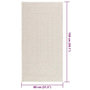 Voir la diapositive 6 : VIDAXL Tapis ZIZUR creme 80x150 cm aspect de jute interieur exterieur