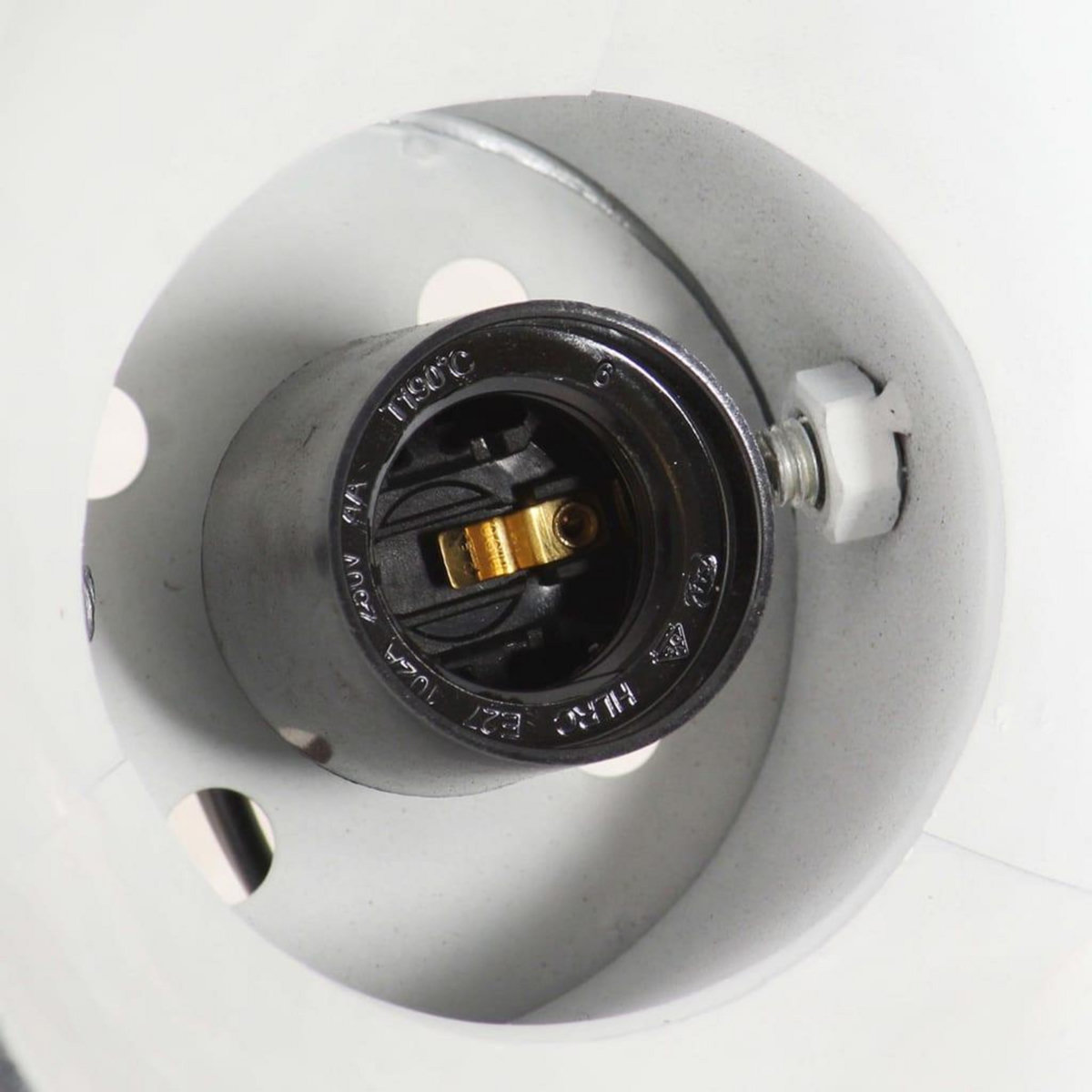 VIDAXL Plafonnier industriel 25 W Noir 42x27 cm E27