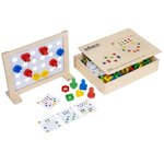 EDUCO Jeu de formes et couleurs - Visser ensemble - jeu Montessori