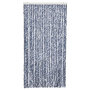 Voir la diapositive 3 : VIDAXL Moustiquaire Bleu blanc et argente 100x220 cm Chenille