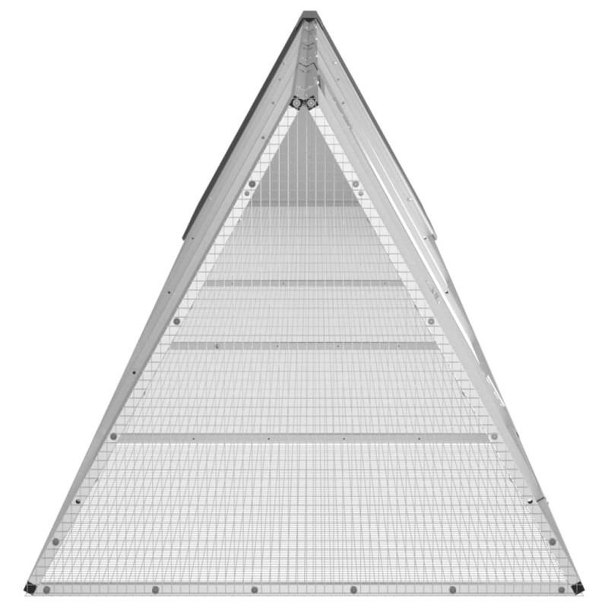 Voir la diapositive 4 : VIDAXL Clapier Anthracite 504,5x80,5x71 cm Acier galvanisé
