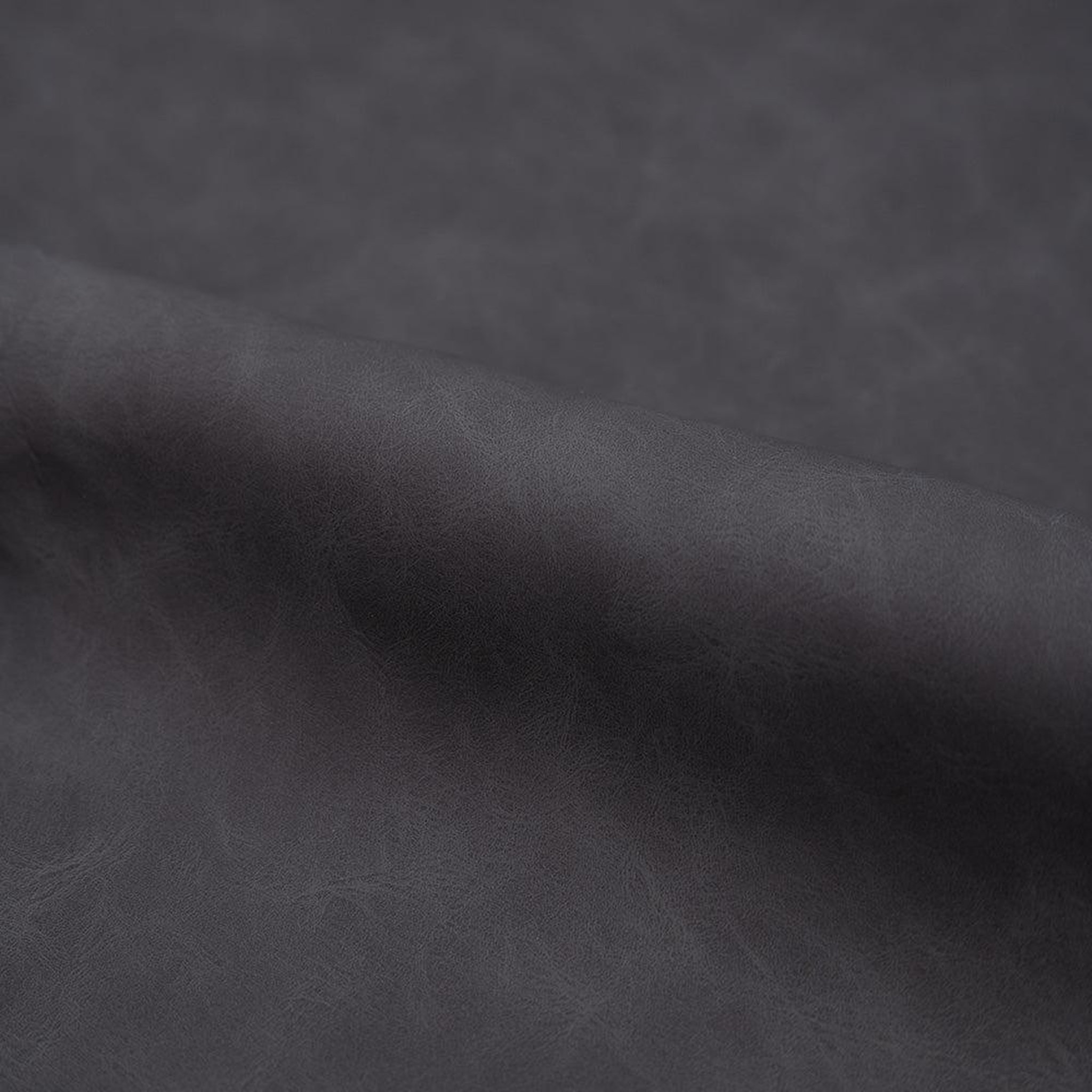 Voir la diapositive 3 : MAISON PAVANE Lot de 2 chaises en cuir synthétique gris foncé et métal noir-killi