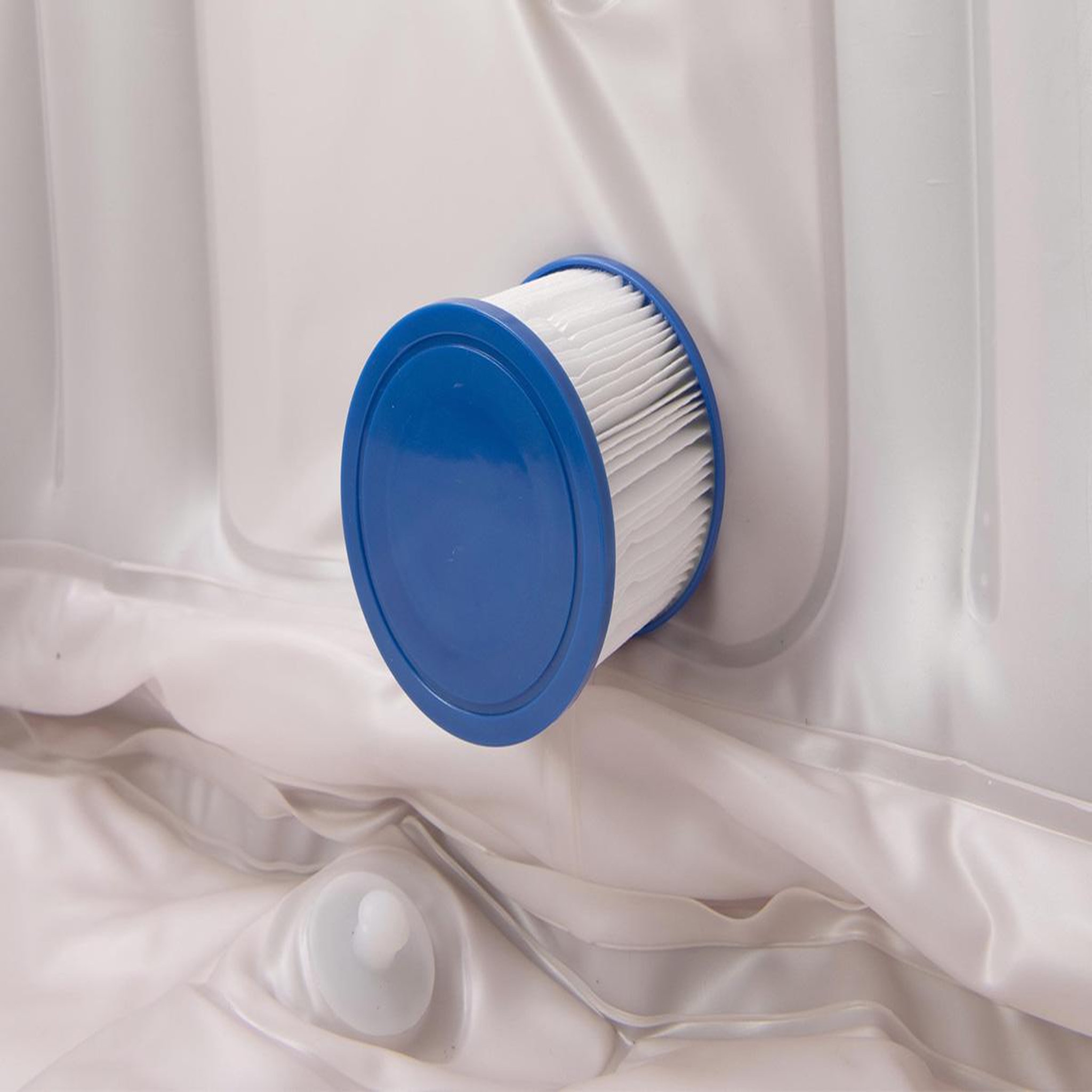 Voir la diapositive 6 : INFINITE SPA Spa gonflable champion carré bulles 6 places + accessoires offerts - infinite spa