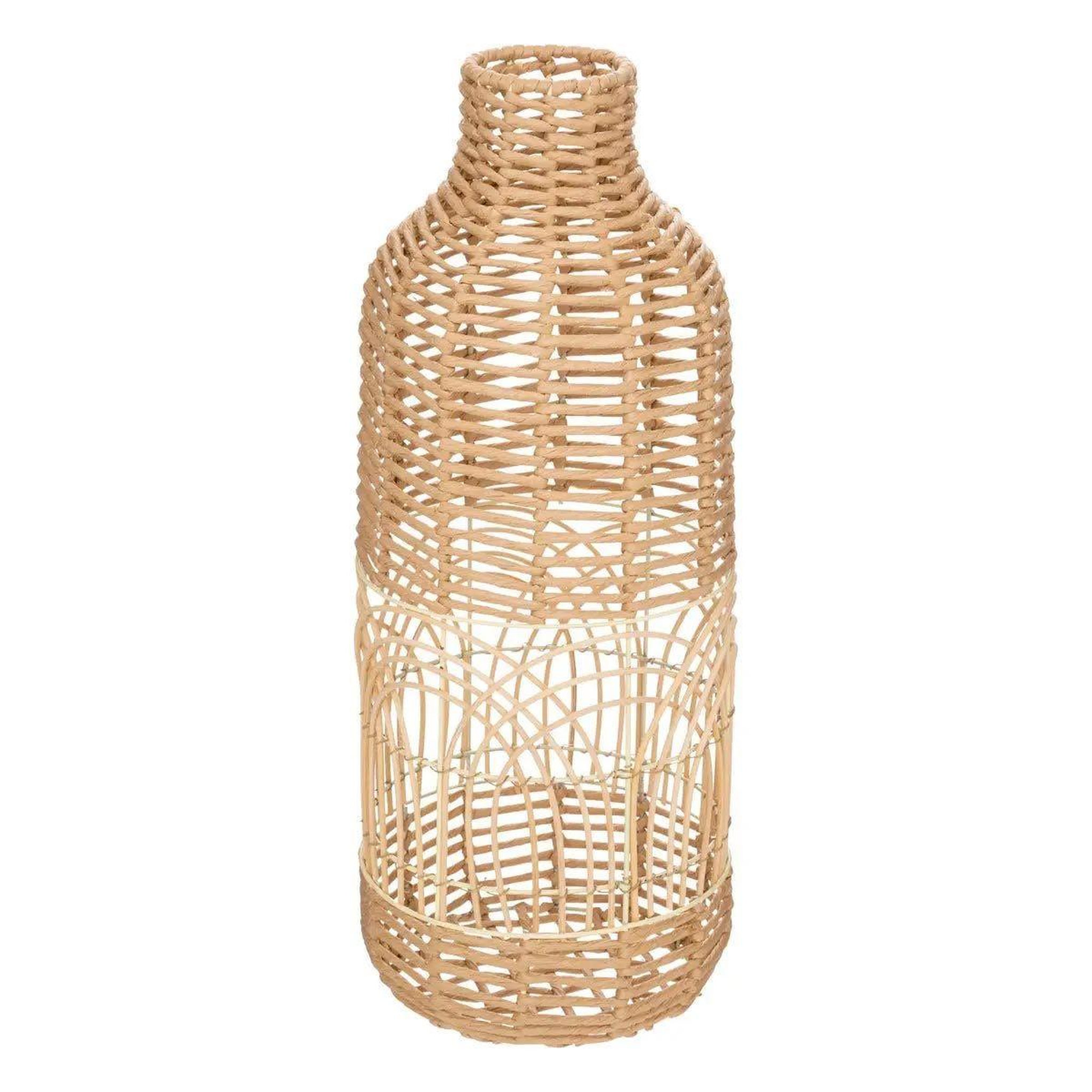 ATMOSPHERA Vase design en rotin  lour  55cm beige