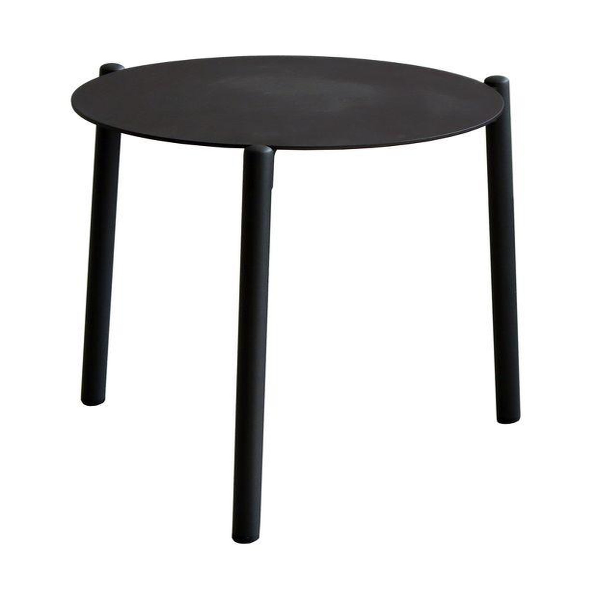 Proloisirs Table basse de jardin ronde Ambiance coffee en aluminium - graphite