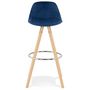 Voir la diapositive 5 : Paris Prix Tabouret de Bar Scandinave  Miro  97cm Bleu & Naturel