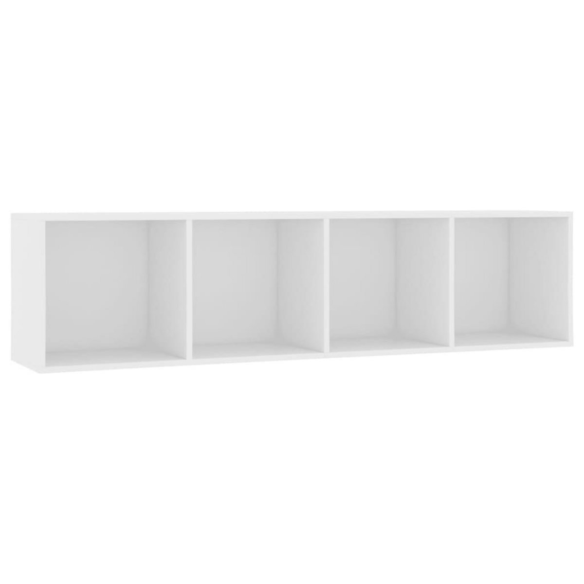 VIDAXL Bibliotheque/Meuble TV Blanc 143x30x36 cm