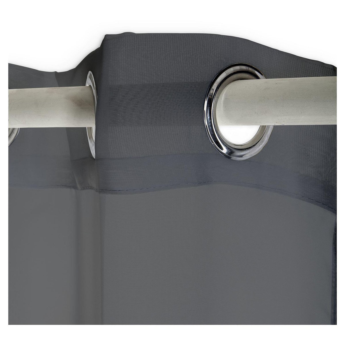 TODAY Voilage finition oeillets prêt à poser en polyester 135x240 cm