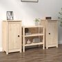 Voir la diapositive 1 : VIDAXL Buffets 2 pcs 39x35x80 cm bois massif de pin