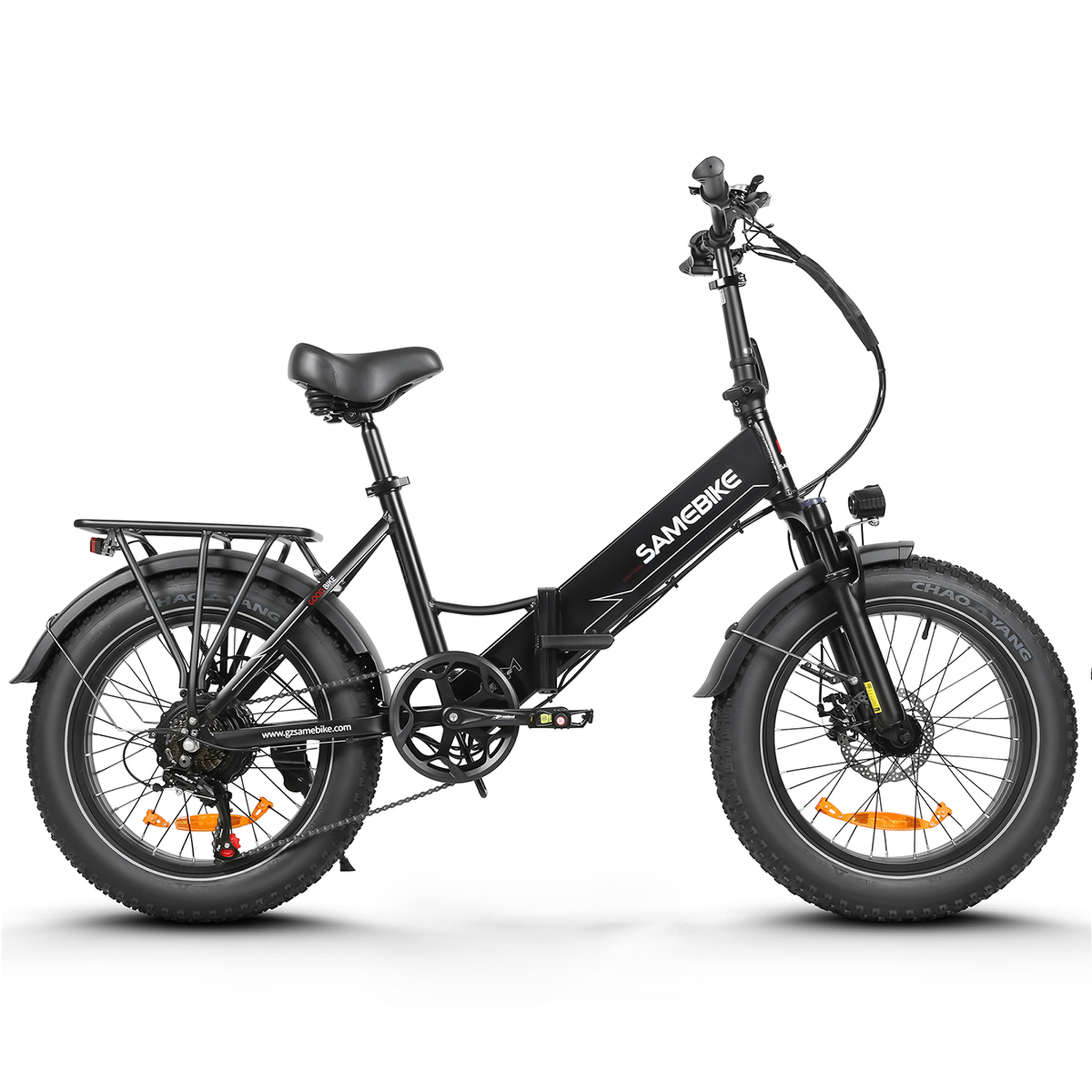 Voir la diapositive 2 : SAMEBIKE Vélo électrique pliant SAMEBIKE LOTDM200-II