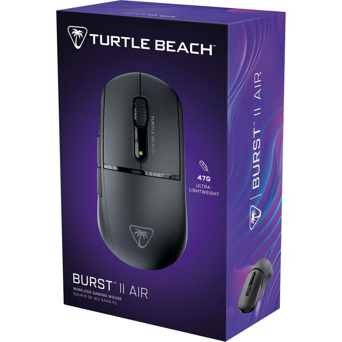 Turtle Beach Souris Gamer Sans Fil Burst II Air Noir