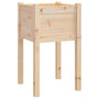 Voir la diapositive 2 : VIDAXL Jardiniere d'exterieur 40x40x70 cm bois de pin massif