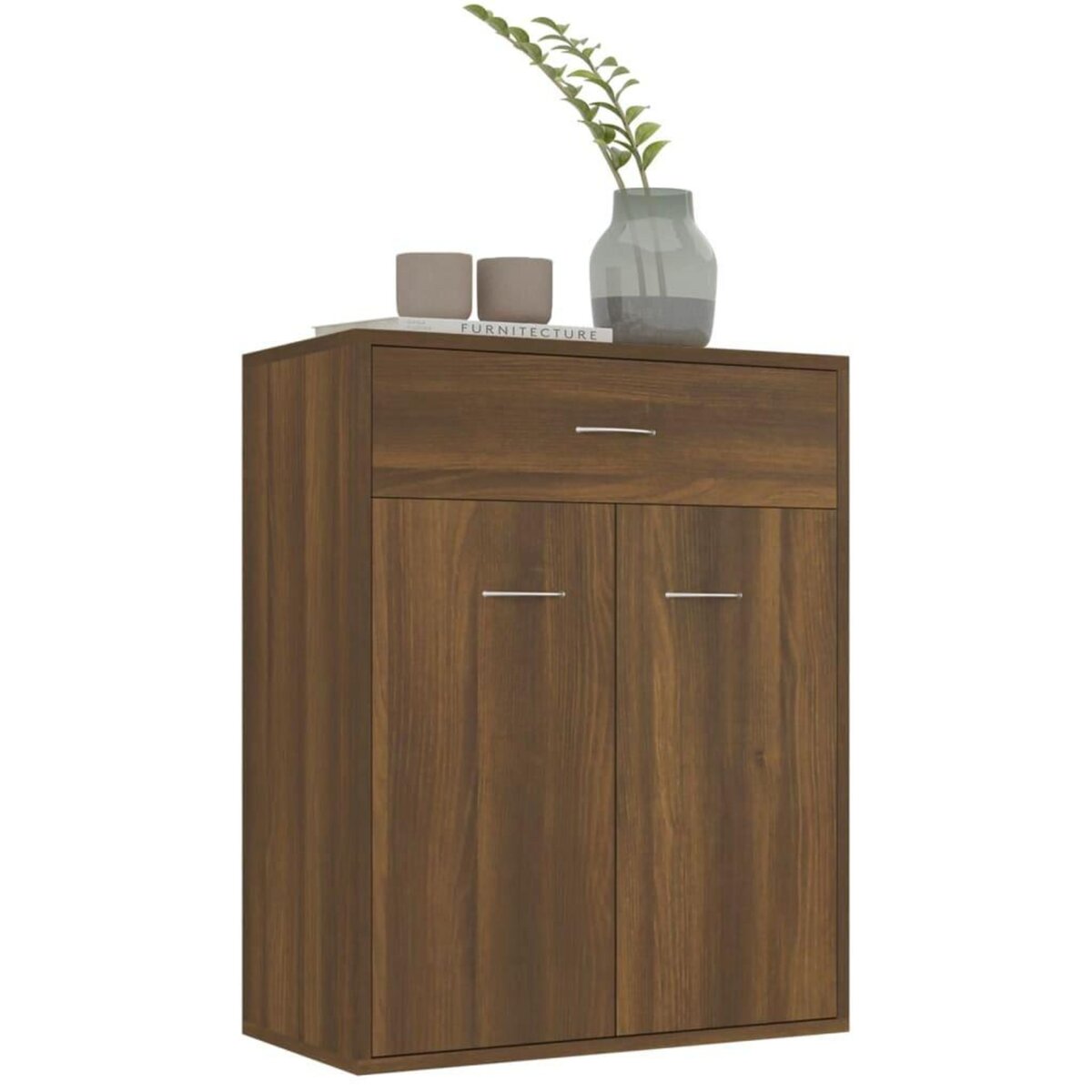 VIDAXL Buffet Chene marron 60x30x75 cm Bois d'ingenierie