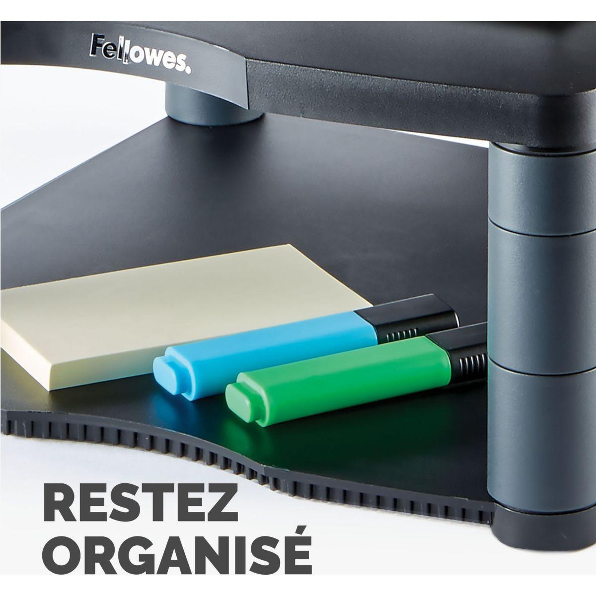 Voir la diapositive 5 : Fellowes Support moniteur réglable en hauteur premium