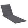 Voir la diapositive 5 : VIDAXL Chaise longue de jardin avec table et coussin Pin impregne