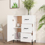 Voir la diapositive 3 : VIDAXL Buffet blanc 69,5x34x90 cm bois d'ingenierie