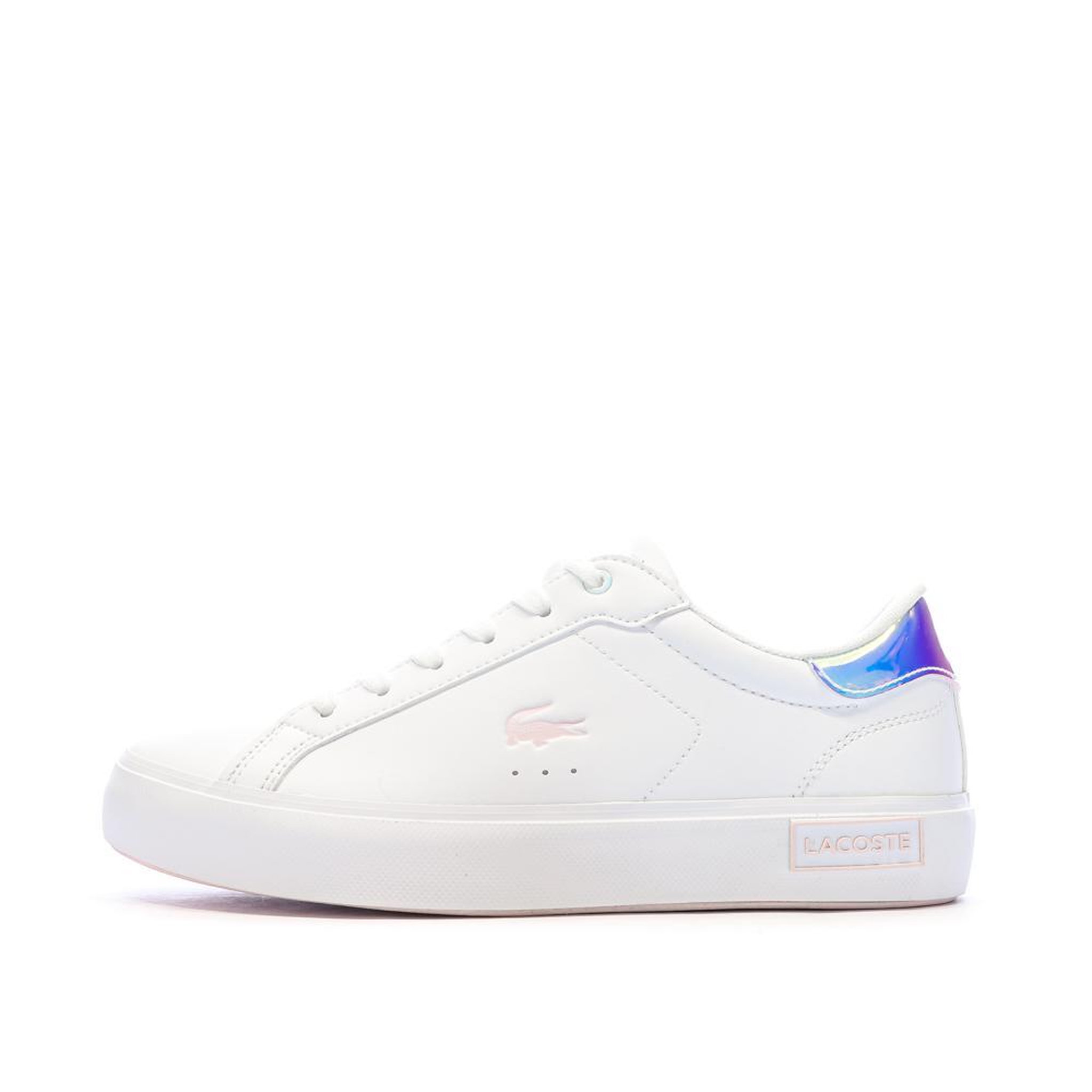 Lacoste Baskets Blanches Femme Lacoste Powercourt 124. Coloris disponibles : Blanc