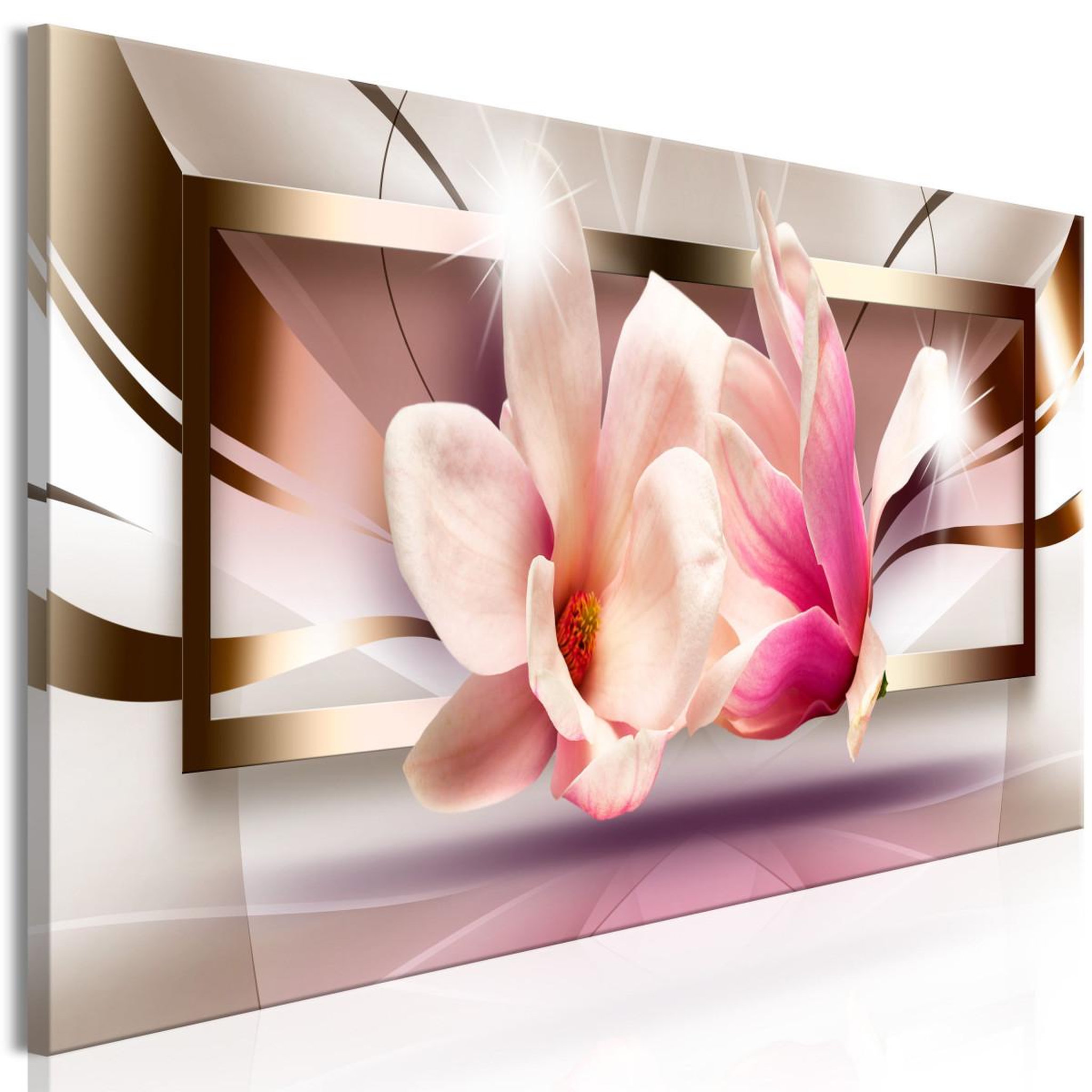 Voir la diapositive 1 : Paris Prix Tableau Imprimé  Flowers Outside the Frame Narrow