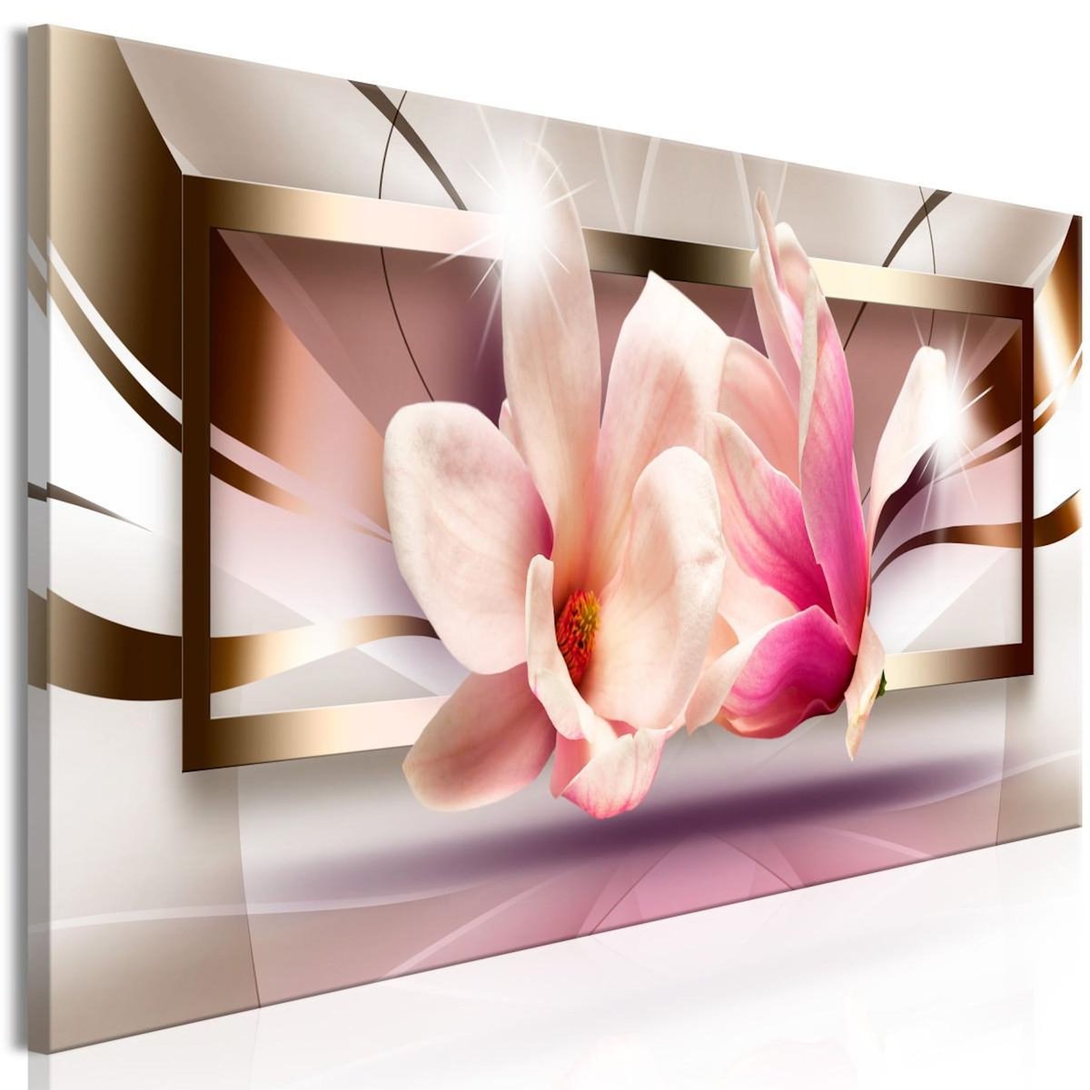 Paris Prix Tableau Imprimé  Flowers Outside the Frame Narrow
