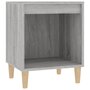 Voir la diapositive 2 : VIDAXL Table de chevet Sonoma gris 40x35x50 cm