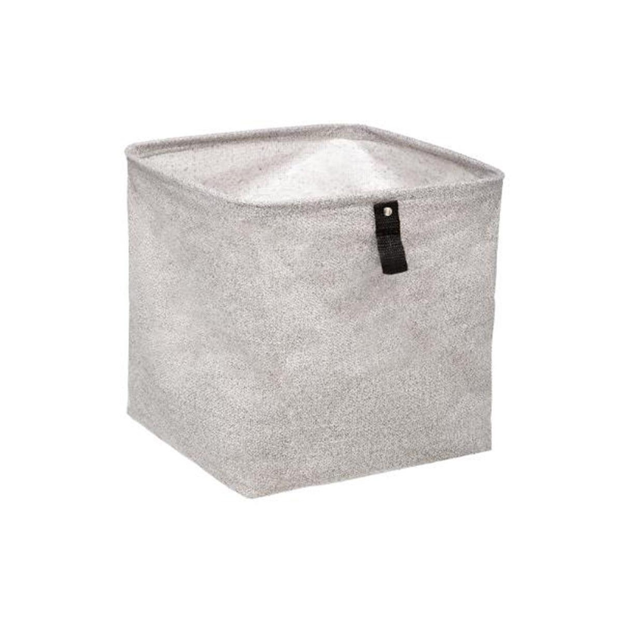 FIVE Boîte de rangement déco  loop  31x31cm gris