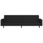 Voir la diapositive 5 : VIDAXL Canape-lit 2 places noir velours