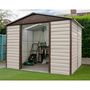 Voir la diapositive 1 : Yardmaster Abri de jardin métal - 10,2m² - HUSAR