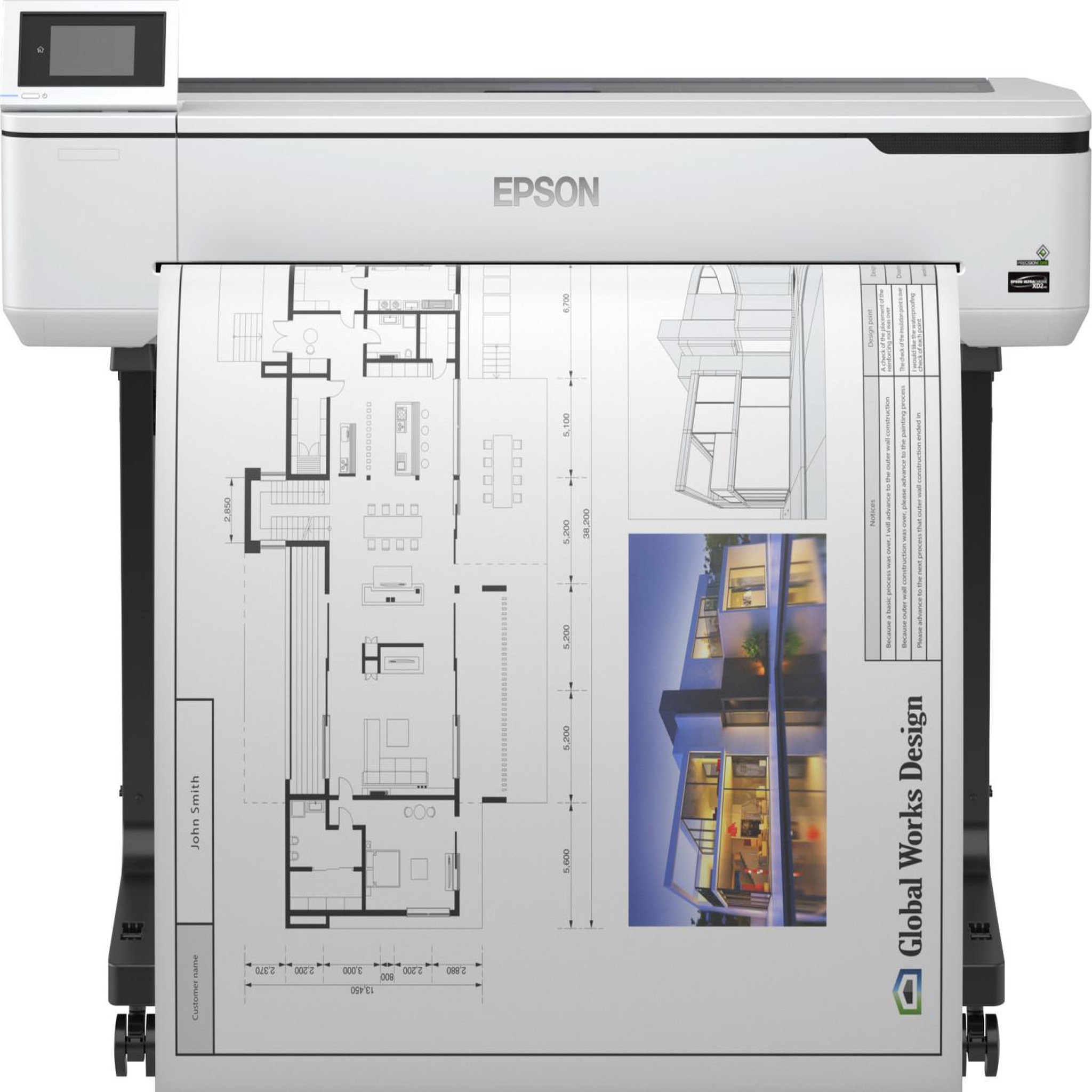 Voir la diapositive 3 : Epson Epson SureColor SC-T5100 imprimante grand format Wifi Jet d'encre Couleur 2400 x 1200 DPI A0 (841 x 1189 mm) Ethernet/LAN
