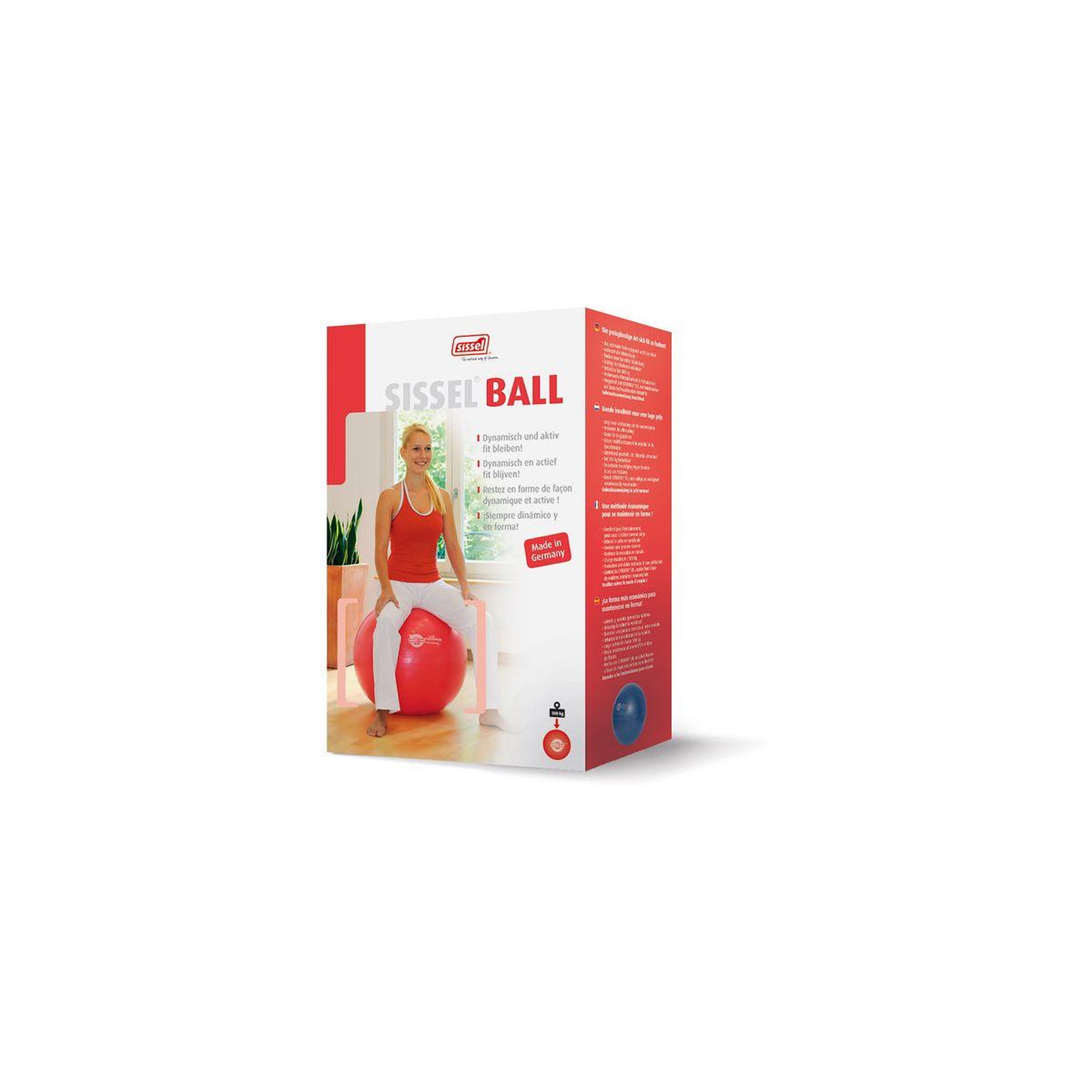 Voir la diapositive 2 : SISSEL Ballon de yoga Ball 65cm