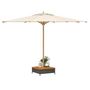 Voir la diapositive 4 : VIDAXL Couvercle de base de parasol noir 70x70x25 cm