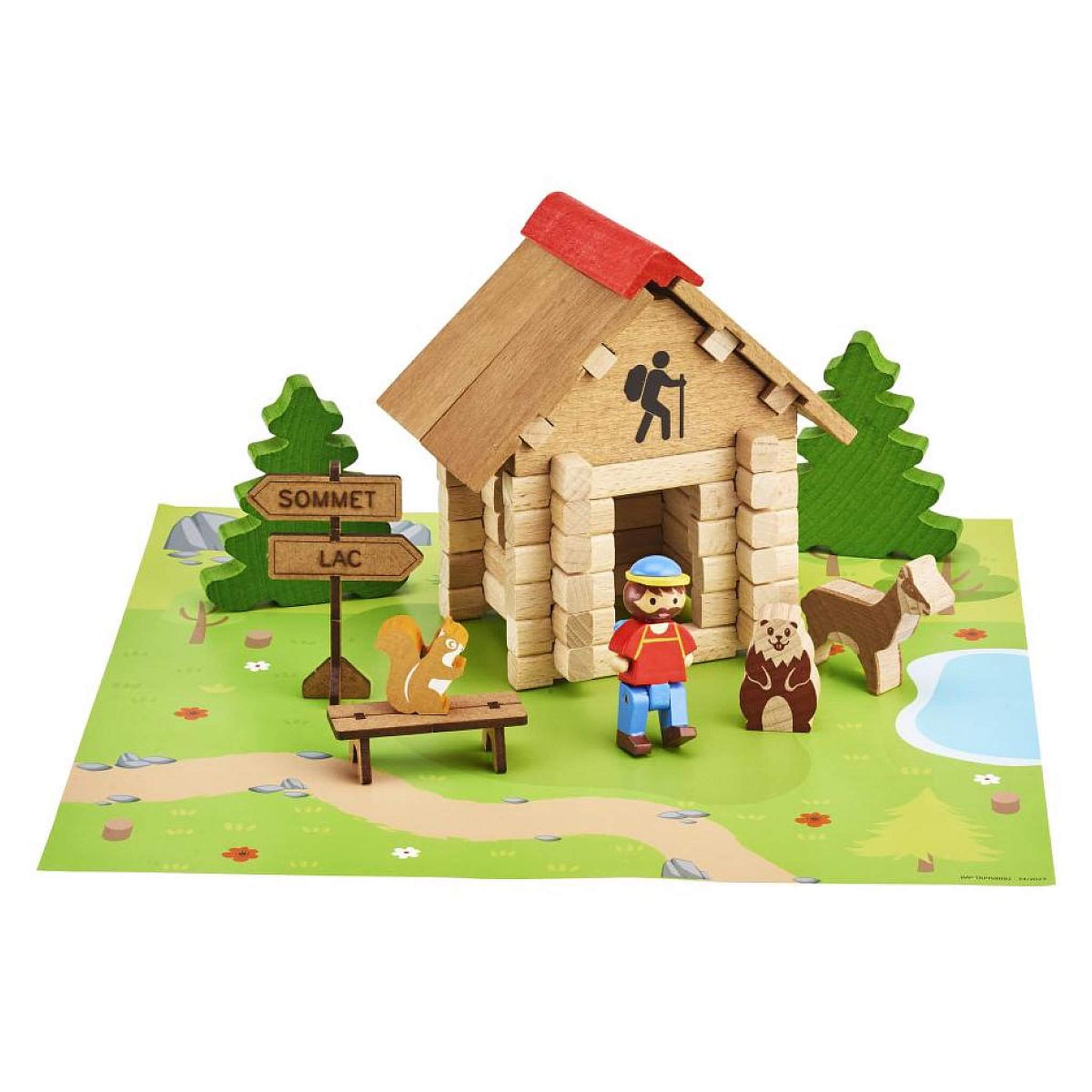 Voir la diapositive 2 : JeuJura La cabane de montagne - 55 pieces