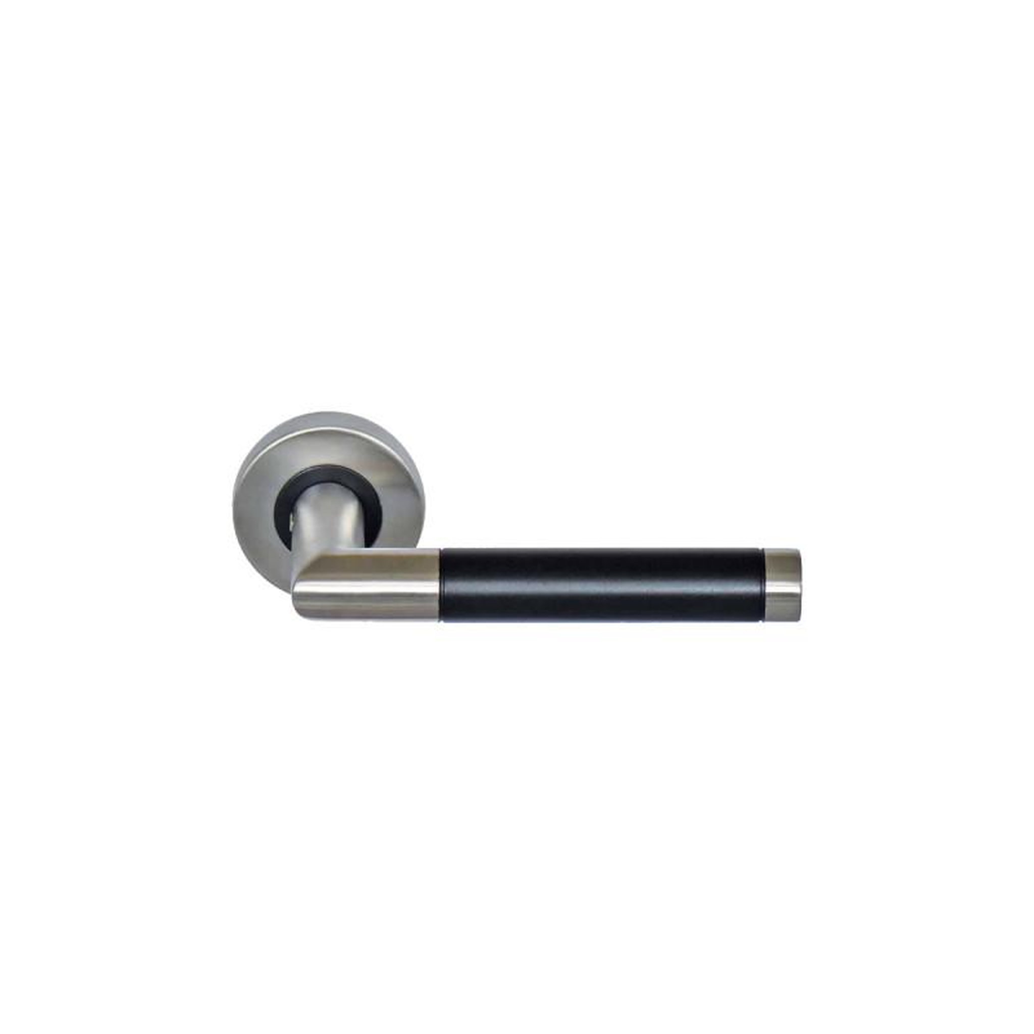 ESPACE-BRICOLAGE Poignée de porte modèle Listrac Black - Inox