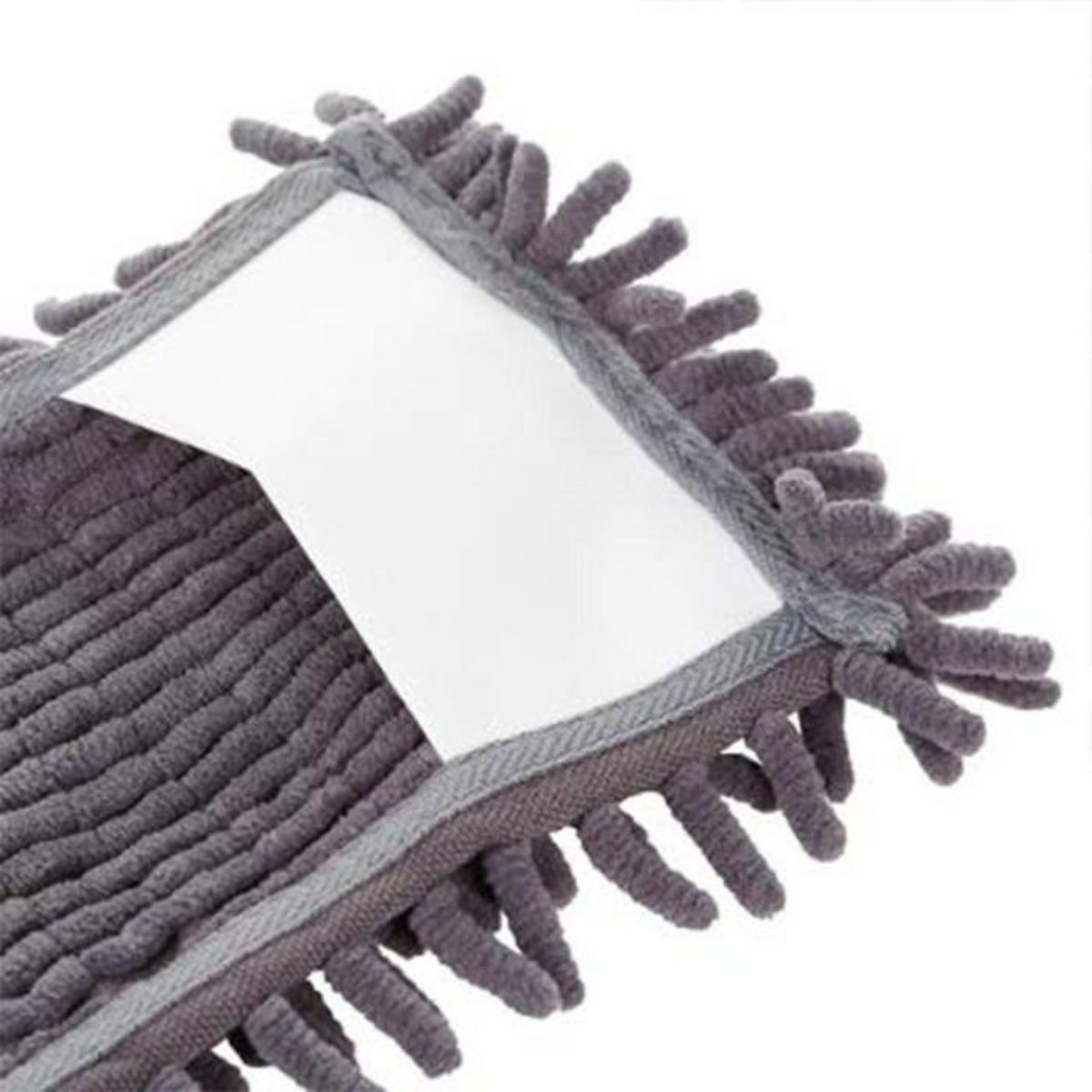 B BASIC & CO Serpillière pour Balai Chenille  Ménager  46cm Gris