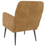 Voir la diapositive 5 : VIDAXL Fauteuil Marron 62x79x79 cm Velours