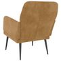 Voir la diapositive 5 : VIDAXL Fauteuil Marron 62x79x79 cm Velours